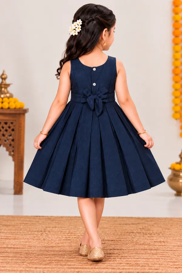 Amba_Collection_Boutique_Girls_Blue_Traditional_Masrai_Cotton_Silk_Embroidered_Frock