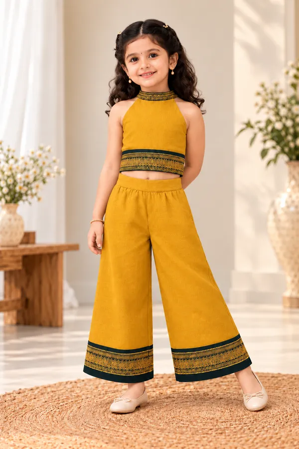 Amba_Collection_Boutique_Girls_Kalyani_Cotton_Gadwal_Top_&_Plazzo_Set_with_100%_Cotton_Lining