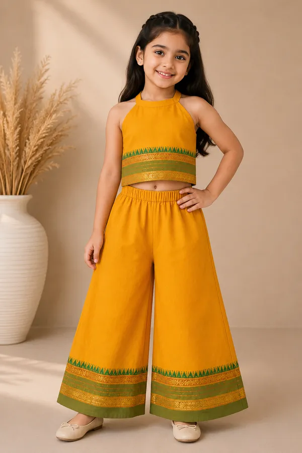Amba_Collection_Boutique_Girls_Narayanpeth_Cotton_Top_&_Plazzo_Set_with_100%_Cotton_Lining