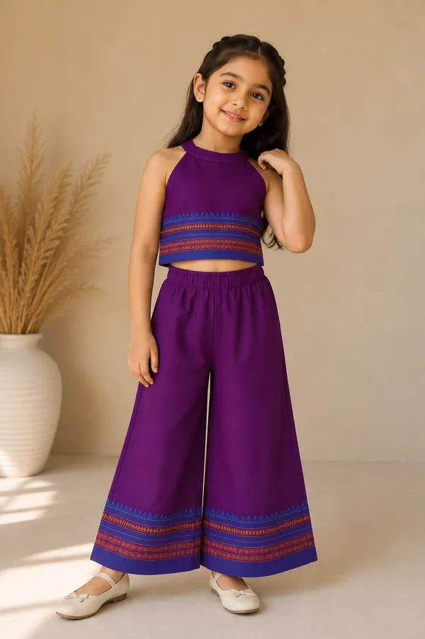Amba_Collection_Boutique_Girls_Narayanpeth_Cotton_Top_&_Plazzo_Set_with_100%_Cotton_Lining