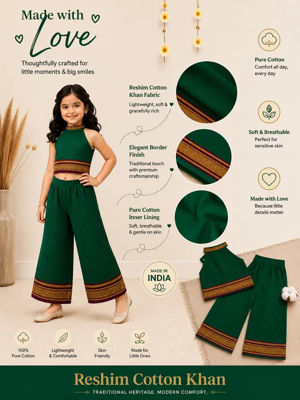 Amba_Collection_Boutique_Girls_Reshim_Cotton_Khan_Top_&_Plazzo_Set_with_100%_Cotton_Lining