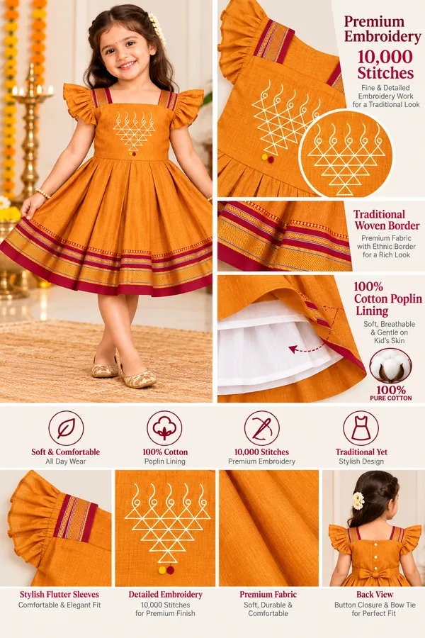 Amba_Collection_Boutique_Irkal_Cotton_Silk_Saraswati_Embroidey_Traditional_Frock_for_Girls