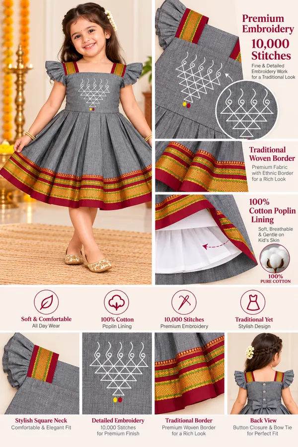 Amba_Collection_Boutique_Irkal_Cotton_Silk_Saraswati_Embroidey_Traditional_Frock_for_Girls