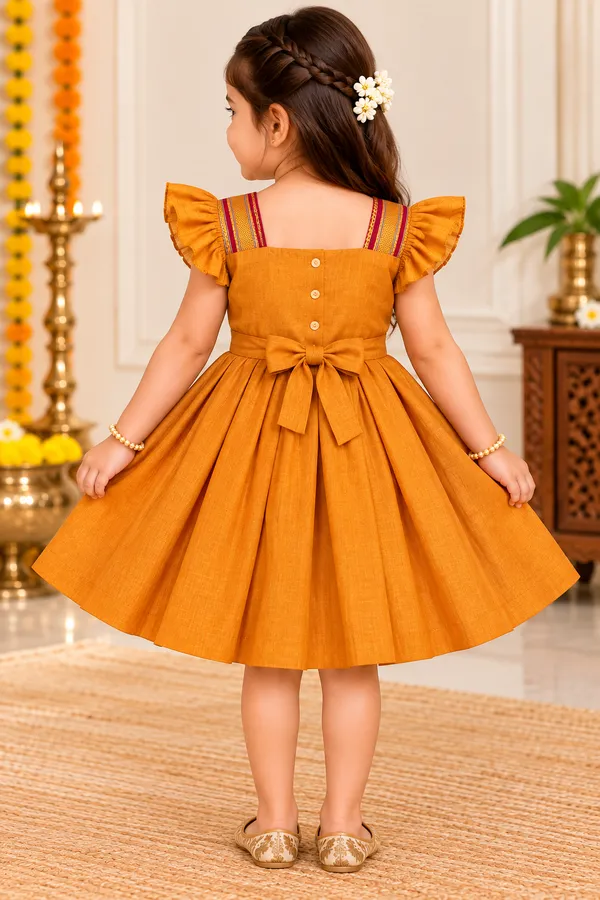 Amba_Collection_Boutique_Irkal_Cotton_Silk_Saraswati_Embroidey_Traditional_Frock_for_Girls