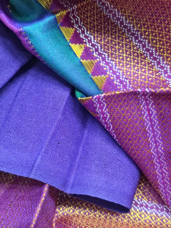 Amba_Collection_Boutique_Narayanpeth_Paithani_Cotton_Silk_Saraswato_Embroidery_Traditional_Frock_for_Girls