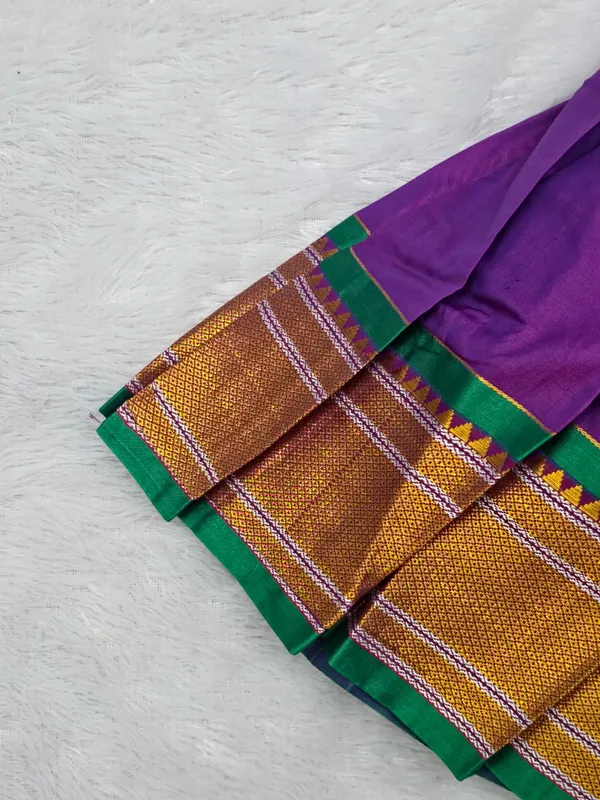 Amba_Collection_Boutique_Narayanpeth_Paithani_Cotton_Silk_Saraswato_Embroidery_Traditional_Frock_for_Girls
