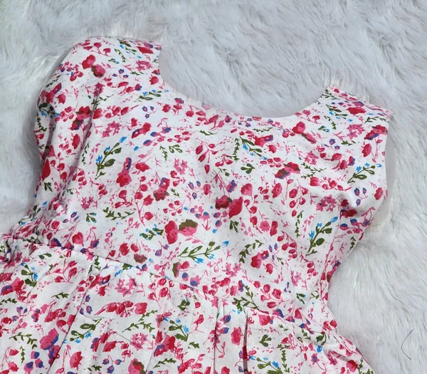Multicolor_Pure_Cotton_Sleeveless_Round_Neck_Fit_And_Flare_Dress_For_Girls