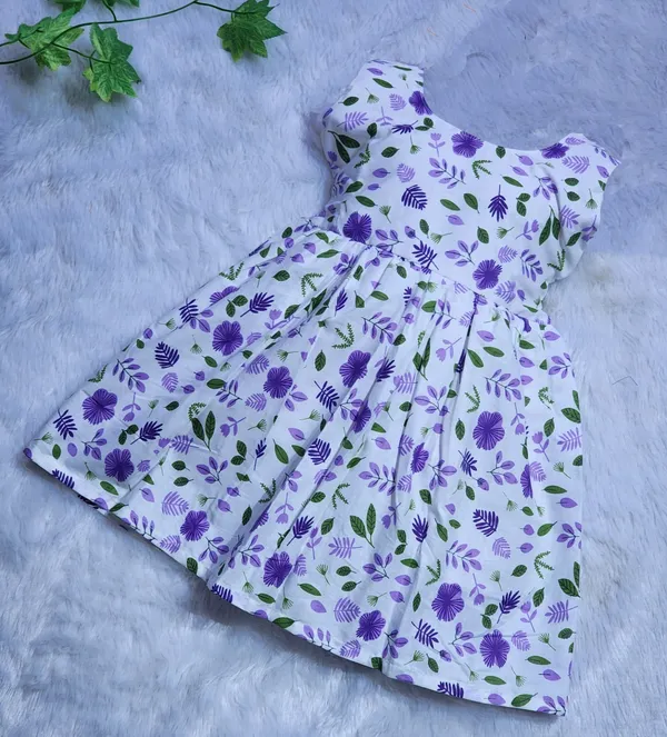 Multicolor_Pure_Cotton_Sleeveless_Round_Neck_Fit_And_Flare_Dress_For_Girls