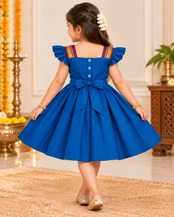 Amba_Collection_Boutique_Irkal_Cotton_Silk_Saraswati_Embroidery_Traditional_Frock_for_Girls