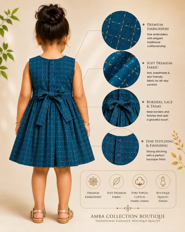 Green_Cotton_Silk_Sleeveless_Round_Neck_Fit_And_Flare_Dress_For_Girls