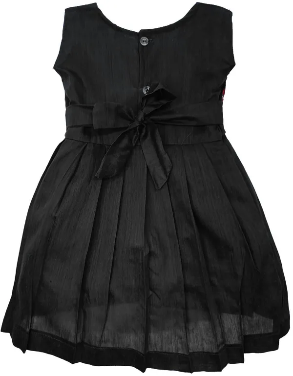 Black_Cotton_Silk_Sleeveless_Round_Neck_Fit_And_Flare_Dress_For_Girls