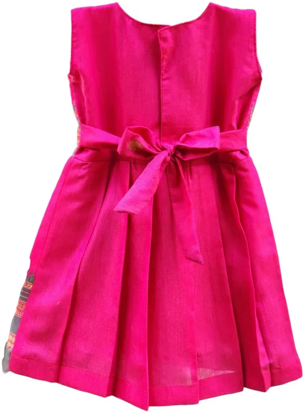 Pink_Cotton_Silk_Sleeveless_Round_Neck_Fit_And_Flare_Dress_For_Girls