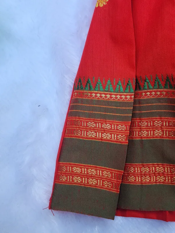 Red_Cotton_Silk_Sleeveless_Round_Neck_Fit_And_Flare_Dress_For_Girls
