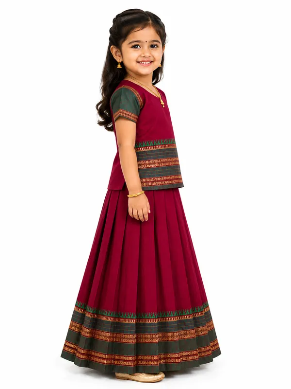 Amba_Collection_Girls_Narayanpeth_Silk_Parkar_Polak_Maharashtrian_Traditional_Outfit