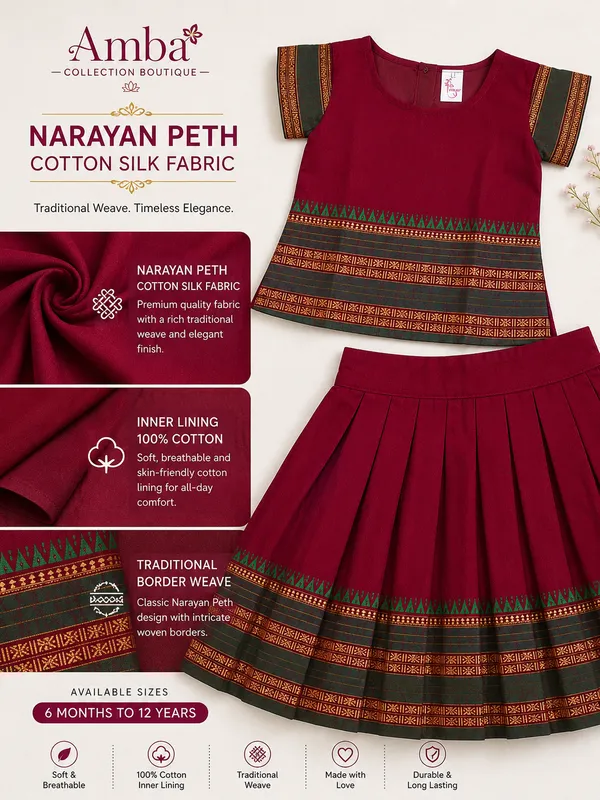 Amba_Collection_Girls_Narayanpeth_Silk_Parkar_Polak_Maharashtrian_Traditional_Outfit
