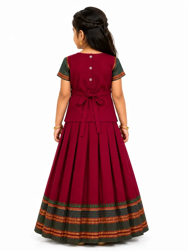 Amba_Collection_Girls_Narayanpeth_Silk_Parkar_Polak_Maharashtrian_Traditional_Outfit