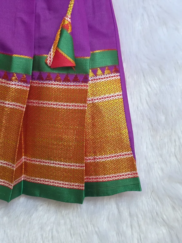 Narayanpeth_Paithani_Cotton_Silk_Traditional_Frock_for_Girls