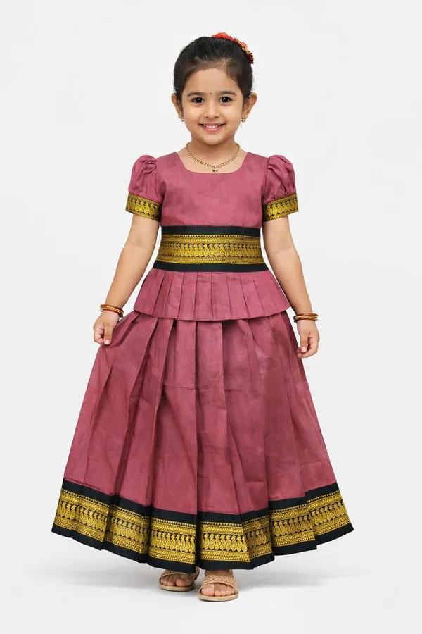 Amba_Collection_Girls_Traditional_Maharashtrian_Kalyani_Cotton_Parkar_Polak_Lehenga_Choli_Set