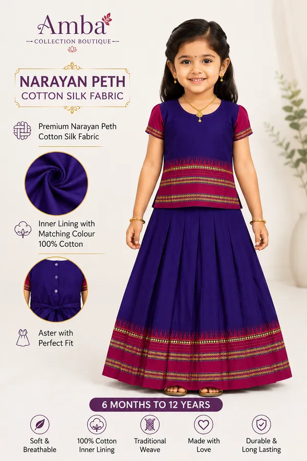 Amba_Collection_Girls_Narayanpeth_Silk_Parkar_Polak_Maharashtrian_Traditional_Outfit