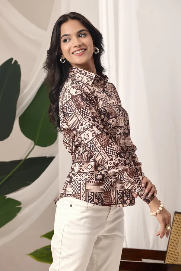 Top_Trendy_Printed_Women’s_Shirt_in_cotton_Fabric_|_Stylish_Casual,Daily_&_Office_Wear_Shirt