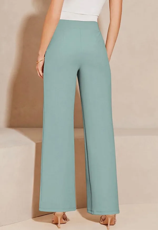 Light_Green_Classic_Straight_Fit_High-Rise_Easy_Wash_Parallel_Trousers_For_Women