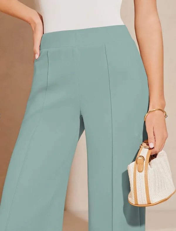 Light_Green_Classic_Straight_Fit_High-Rise_Easy_Wash_Parallel_Trousers_For_Women