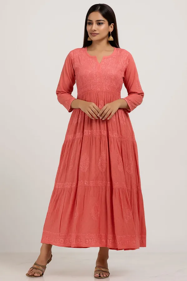 Gajri_Dobby_Cotton_Regular_Fit_Gown_For_Women
