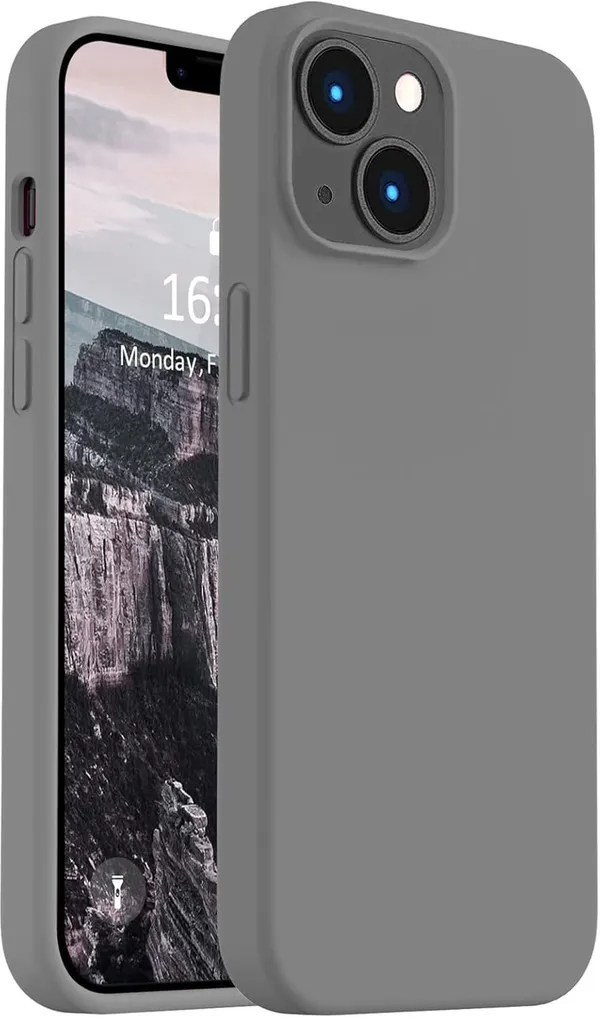Iphone_13_Grey_Silicon_Premium_&_Elegant_Back_Cover