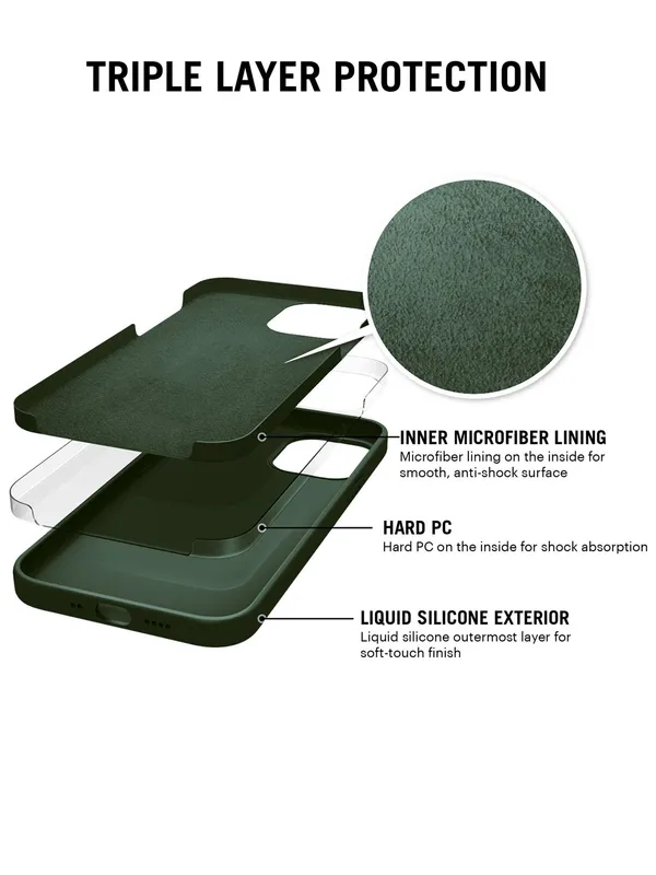 Iphone_15_Forest_Green_Silicon_Premium_&_Elegant_Back_Cover
