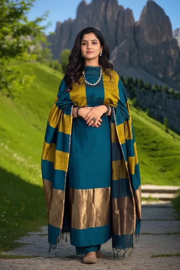Banarasi_Suits_–_Cotton_with_Zari_Pallu_Dupatta_–_Turquoise_Blue