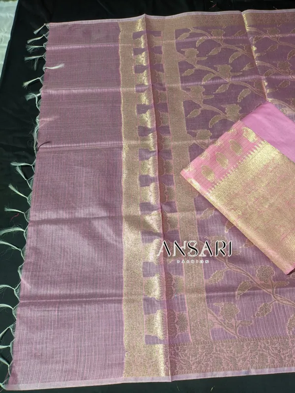 Banarasi_Cotton_Suit_Soft_Pink_Zari_Weaving