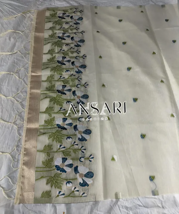 Banarasi_Suit_Cream_Floral_Jamdani_Cotton_unstitched_suits