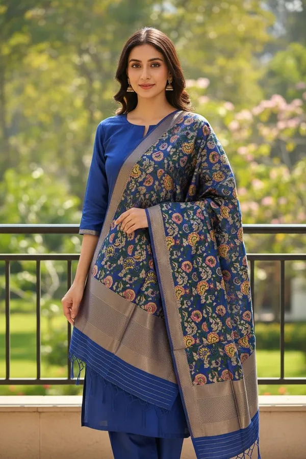 Banarasi_Suits_–_Plain_Silk_with_Kimkhab_Meena_Dupatta_–_Royal_Blue