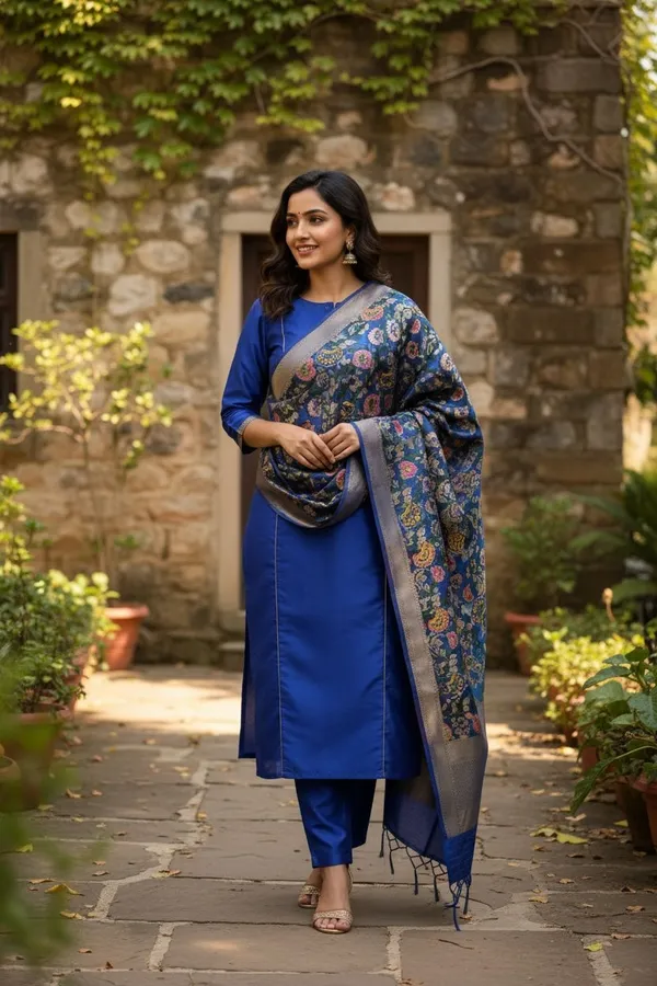 Banarasi_Suits_–_Plain_Silk_with_Kimkhab_Meena_Dupatta_–_Royal_Blue