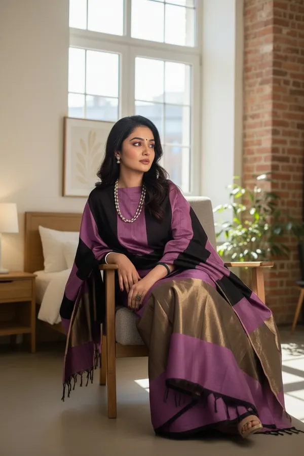 Banarasi_Suits_–_Cotton_with_Zari_Pallu_Dupatta_–_Purple
