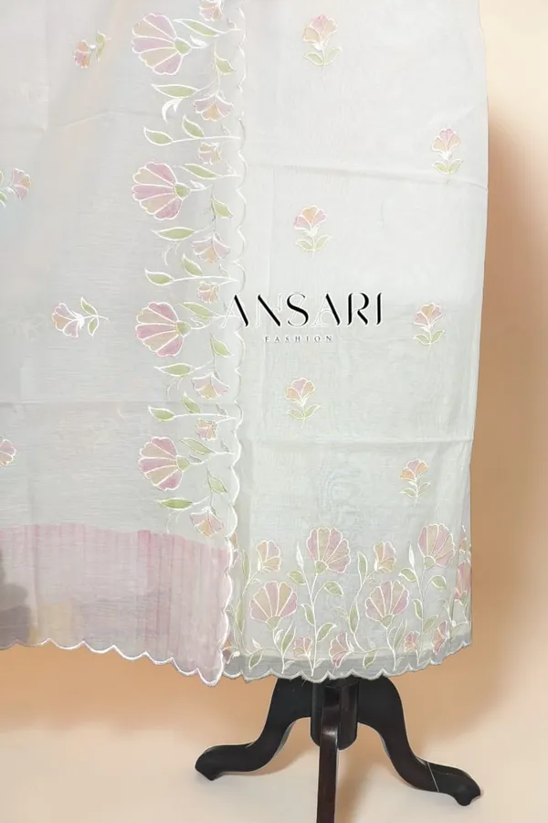 Title:__Mul_Chanderi_Handbrush_Meena_Work_Suit_Set_–_Premium_Ethnic_Designer_Wear
