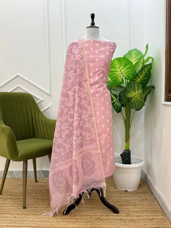 Banarasi_Suits_–_Chanderi_Buti_with_Tie-Dye_Dupatta_–_Baby_Pink