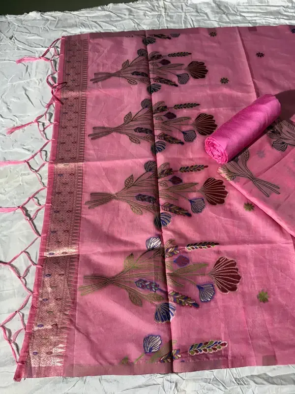 Banarasi_Jamdani_Cotton_Suit_Set_–_Elegant_Festive_Wear