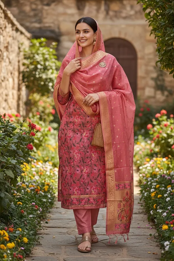 pink_Banarasi_Cotton_Silk_Tilfi_Meena_Suit_Material__Premium_Unstitched_3-Piece_Set