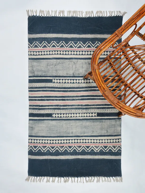 Blue_Cotton_Hand_Block_Printed_Rug