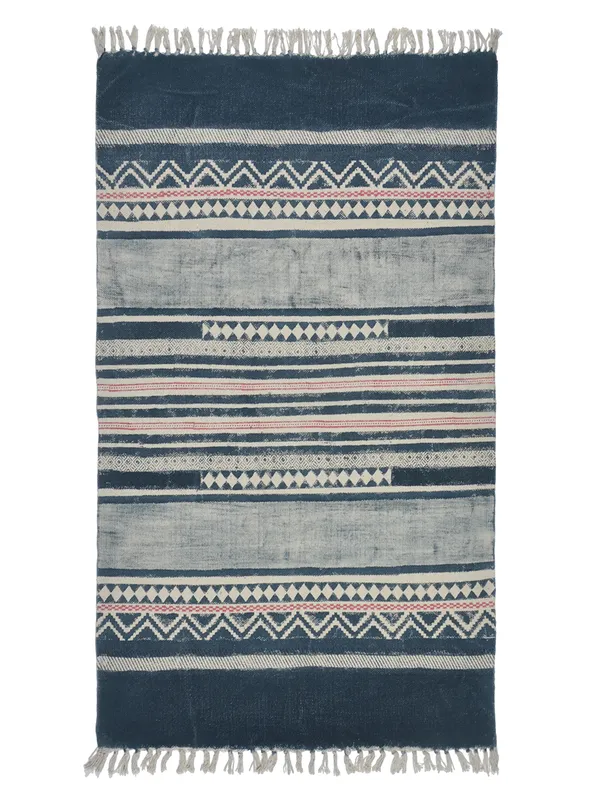 Blue_Cotton_Hand_Block_Printed_Rug