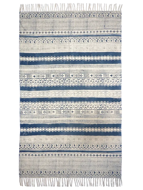 Blue_Cotton_Hand_Block_Printed_Rug
