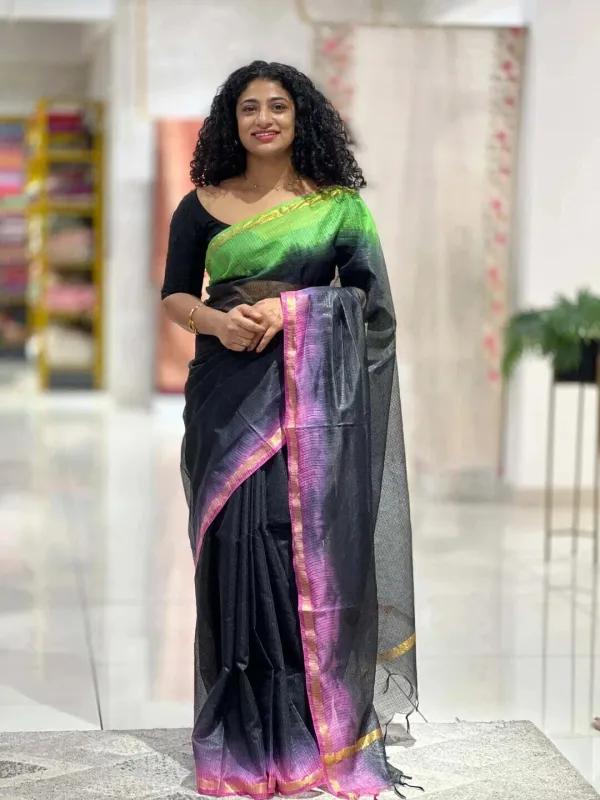 Multicolor_Bhagalpuri_Organza_Saree_For_Women