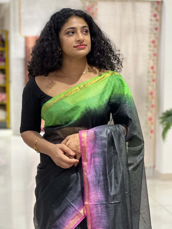 Multicolor_Bhagalpuri_Organza_Saree_For_Women