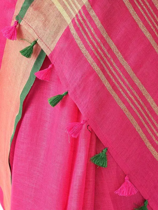 Pink_Bhagalpuri_Cotton_Linen_Saree_For_Women