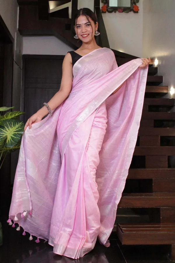 Baby_Pink_Bhagalpuri_Cotton_Linen_Saree_For_Women