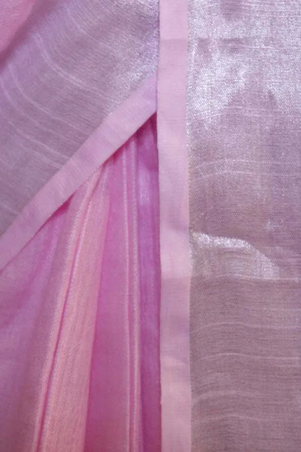 Baby_Pink_Bhagalpuri_Cotton_Linen_Saree_For_Women