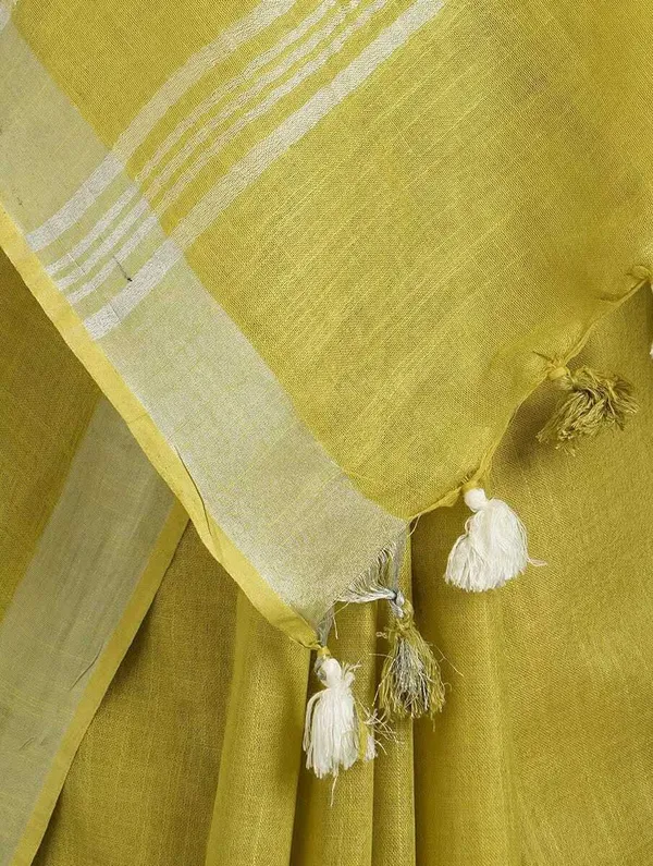 Lime_Green_Bhagalpuri_Cotton_Linen_Saree_For_Women