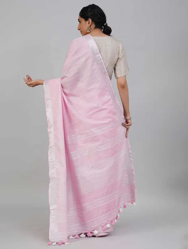 Baby_Pink_Bhagalpuri_Cotton_Linen_Saree_For_Women