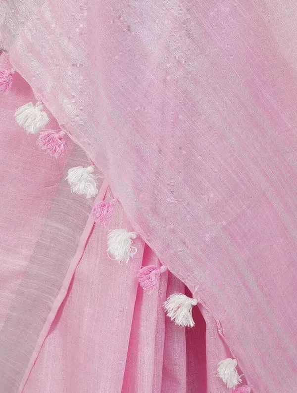 Baby_Pink_Bhagalpuri_Cotton_Linen_Saree_For_Women